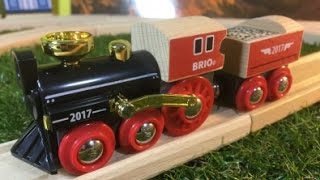 Brio 33800 Special Edition 2017 Train on wooden track 000140 [upl. by Robyn]