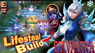 LIFESTEAL BUILD💯☠️🔥 SILVANNA BEST BUILD  SILVANNA GAMEPLAY zeroskillsplayer [upl. by Ori894]