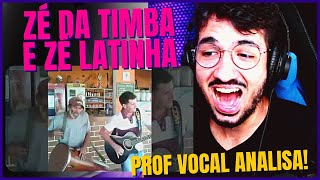 ANALISANDO ZÉ DA TIMBA E ZÉ LATINHA CANTORES DE BAR [upl. by Sari]