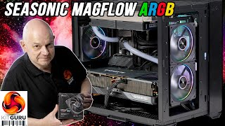 Seasonic MAGFLOW ARGB  Lian Li O11 AIR MINI Build [upl. by Notnats]