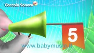 Lelefante si dondolava Canzoni per bambini di Coccole Sonore 360p [upl. by Nahtanaj]