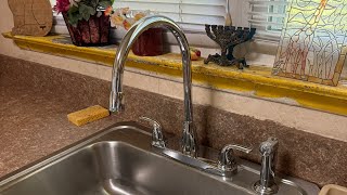 Emergency Plumbing Service Call  Kitchen Faucet Installation Step by Step Instructional Video [upl. by Mehalek]