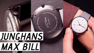 Junghans Max Bill Quartz Watch Review [upl. by Ilegna108]