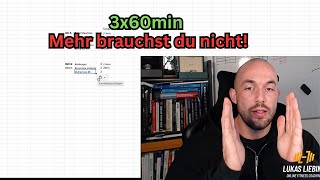 Minimalistischer Trainingsplan  8020 Prinzip in der Praxis [upl. by Rola]