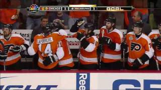 Blackhawks win Stanley Cup in OT beat Flyers in Game 6 [upl. by Aitrop]