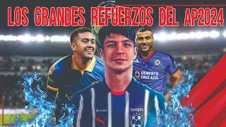 LOS REFUERZOS MÁS POTENTES DE LA LIGA MX  APERTURA 2024 [upl. by Rehpotsrik]