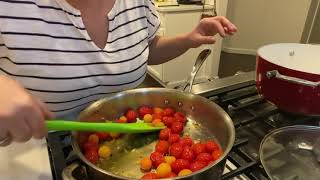 Cherry tomato pasta [upl. by Hernando]