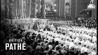 Pope John Crowned 1958 [upl. by Digdirb]