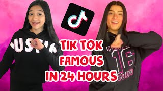 Recreating VIRAL TikToks Challenge Charli DamelioTIK TOK FAMOUS IN 24 HOURSPart 2 [upl. by Irmina]