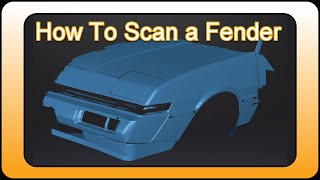 3D Scan to Part Series Part 1  How To Scan A Car Fender  Einscan Pro HD  Capturing Scan Data [upl. by Bryn384]