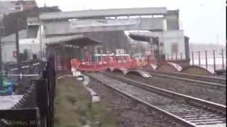 Dawlish sea wall 17022014 [upl. by Anirahtak867]