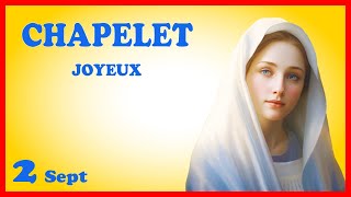 CHAPELET 🙏 Lundi 2 Sept  Mystères Joyeux [upl. by Araccot]