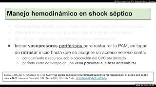 8 Manejo de shock séptico sepsis infecciones medicine medicina mortalidad shock [upl. by Katie]