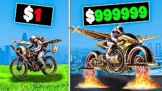 1 to 1000000 Flying Bike in GTA 5 [upl. by Novonod]