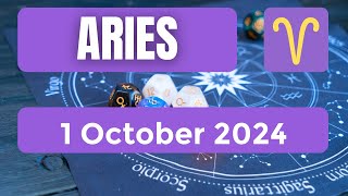 Aries horoscope  Aries Horoscope for Today 1 October 2024 [upl. by Solange]