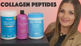 Vital Proteins Collagen Peptides vs Orgain Collagen  Comparing Viral Collagen from Costco [upl. by Calandra194]