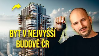 Prohlídka exkluzivního dvoupatrového bytu s bazénem a wellness v nejvyšším patře nejvyšší budovy ČR [upl. by Medrek]