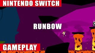 Runbow Nintendo Switch Gameplay [upl. by Sivie]