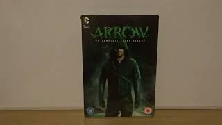 Arrow Season 3 UK DVD Unboxing [upl. by Nahgrom988]