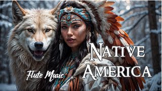 First Nations of North America  Flute Echoes amp Nature Sounds  Native American Music [upl. by Jody397]