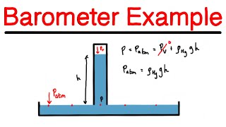 Barometer Example Problem 2 [upl. by Maxa]