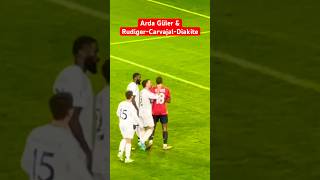 Arda Güler LilleReal Madrid maçındaki kavgayı ayırdı ardagüler rudiger realmadrid [upl. by Niltiac]