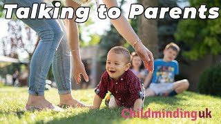 Talking to parents  Childminders making a difference [upl. by Viafore]