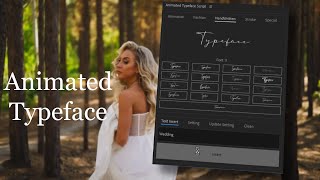 Animated Typeface  Titles  After Effects Template  aetemplates [upl. by Ghassan393]