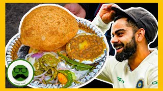 Virat Kohli ke Favourite Chole Bhature in Rajouri Garden  Baljeet Amrtisari Kulche  Veggie Paaji [upl. by Nauaj]