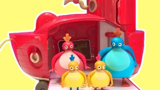 TWIRLYWOOS Toys Big Red Boat Compilation Videos Animals Learning [upl. by Emalia]