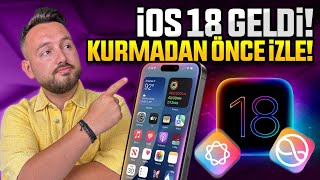 iOS 18 özellikleri  Kurmadan önce izle [upl. by Balf572]