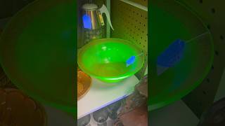 Hunting for Uranium Glass at the Antique Store 💚 uraniumglass vaselineglass antiquing [upl. by Etterrag]