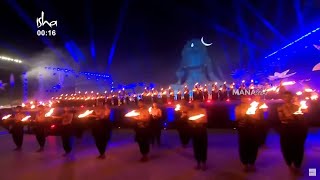 Maha Aarti Adiyogi  Goosebumps Guaranteed  MahaShivRatri2023  sadhguru  Manastars [upl. by Orecic]