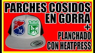 PARCHES COSIDOS Y PLANCHADOS EN GORRAS❌DIGITALIZACION DE BORDES PARA PARCHES [upl. by Ardnuahc]