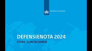 Uitleg bij Defensienota 2024 [upl. by Lennox]