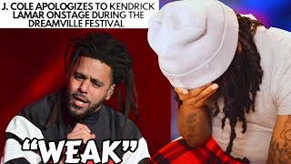 J COLE LET US DOWN  NoLifeShaq GOES OFF AFTER J COLE APOLIGIZES TO KENDRICK LAMAR [upl. by Valentijn]