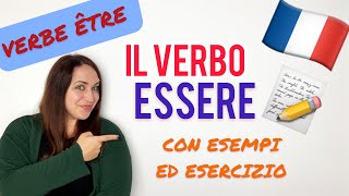 Il verbo ESSERE verbe être con ESERCIZIO 🇫🇷 [upl. by Nolaf]