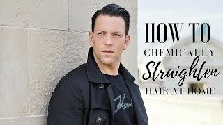 HOW TO CHEMICALLY STRAIGHTEN YOUR HAIR AT HOME [upl. by Dianne624]