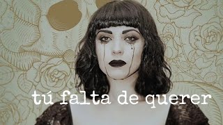 Mon Laferte  Tú falta de querer letra [upl. by Hirasuna]