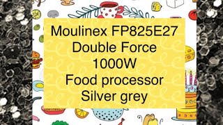 Moulinex Double Force FP825E27 Food processor  Unboxingreview from Doha Qatar [upl. by Allimak]