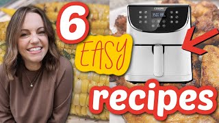 6 BeginnerFriendly Air Fryer recipes that are SO YUMMY Must make [upl. by Atiker]