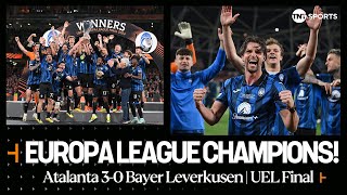 Atalanta lift the Europa League Trophy 🏆  Atalanta 30 Bayer Leverkusen UEL Final [upl. by Naesyar]