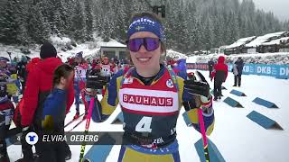 Biathlon 2022 2023 Hochfilzen Pursuit Women Full Race [upl. by Aniwde]