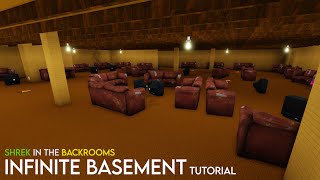 Infinite Basement Tutorial  Roblox Shrek In The Backrooms [upl. by Asimaj]