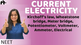 Kirchoffs Laws  Wheatstone bridge Potentiometer Current Electricity 3 NEET  JEE Physics Recap [upl. by Attaymik]