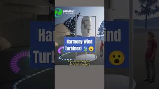 The Amazing Harmony Wind Turbines 🍃😮 shorts technology energy [upl. by Esiralc]