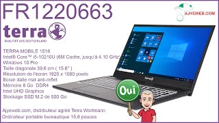 DEMANDER le pc portable professionnel le FR1220663 Terra Wortmann [upl. by Deppy]