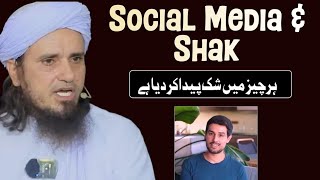 Social Media Ne Har Cheez Me Shak Paida Kar Diya hai 🥹 Mufti Tariq Masood [upl. by Nauqyt]