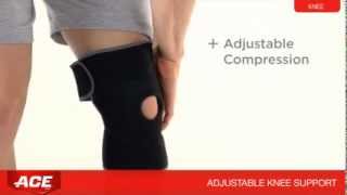 ACE™ Brand Adjustable Knee Support [upl. by Tneicniv779]