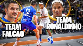 Ronaldinho vs Falcão  REIS DO DRIBLE 2022  JOGO COMPLETO [upl. by Oiratnom]